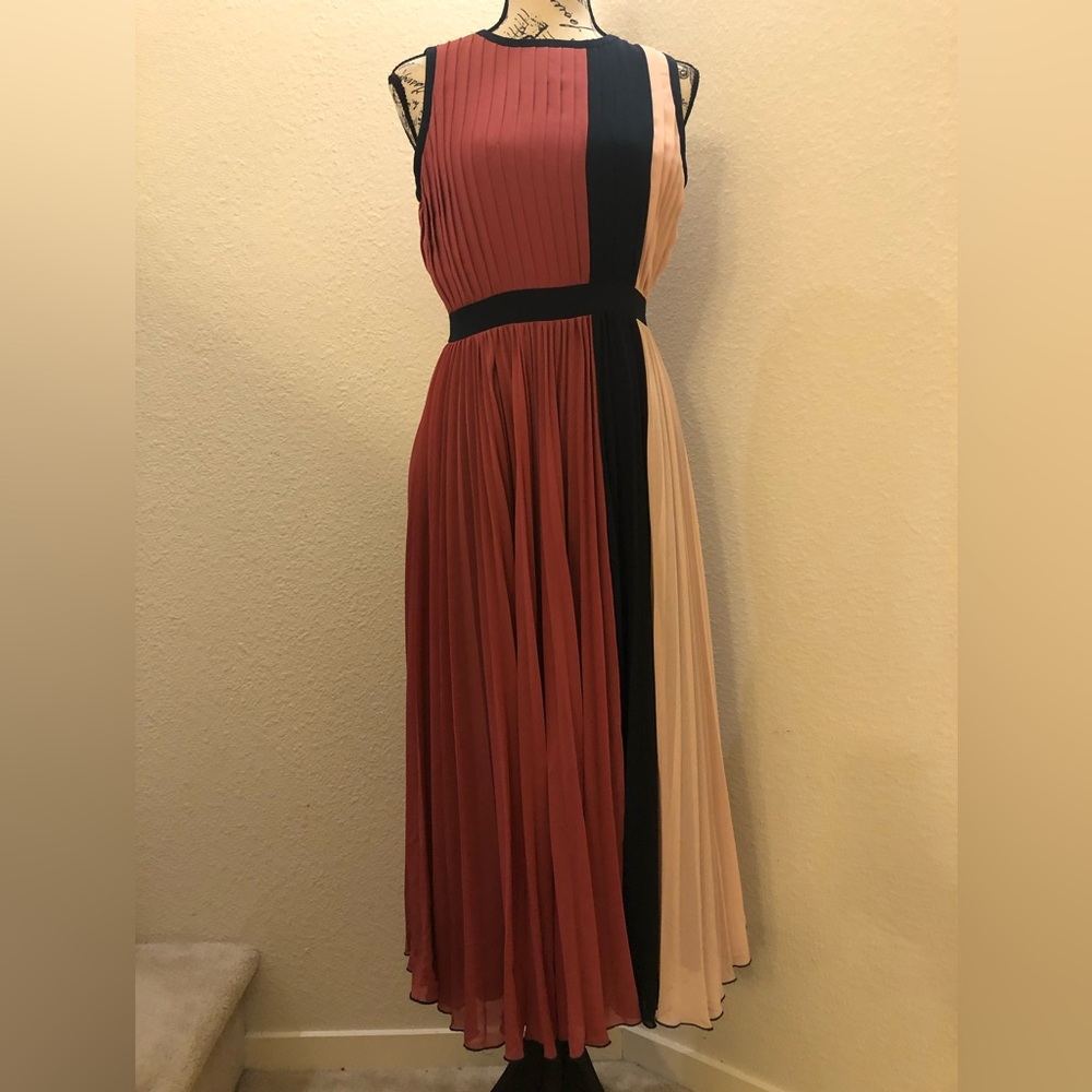 Halogen Atlantic-Pacific Pleated Dress 👗 4P
